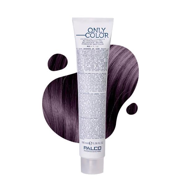 Крем-краска для волос PALCO безаммиачная Only Color №5.2 100 мл Светло-коричневый фиолетовый (29571685)