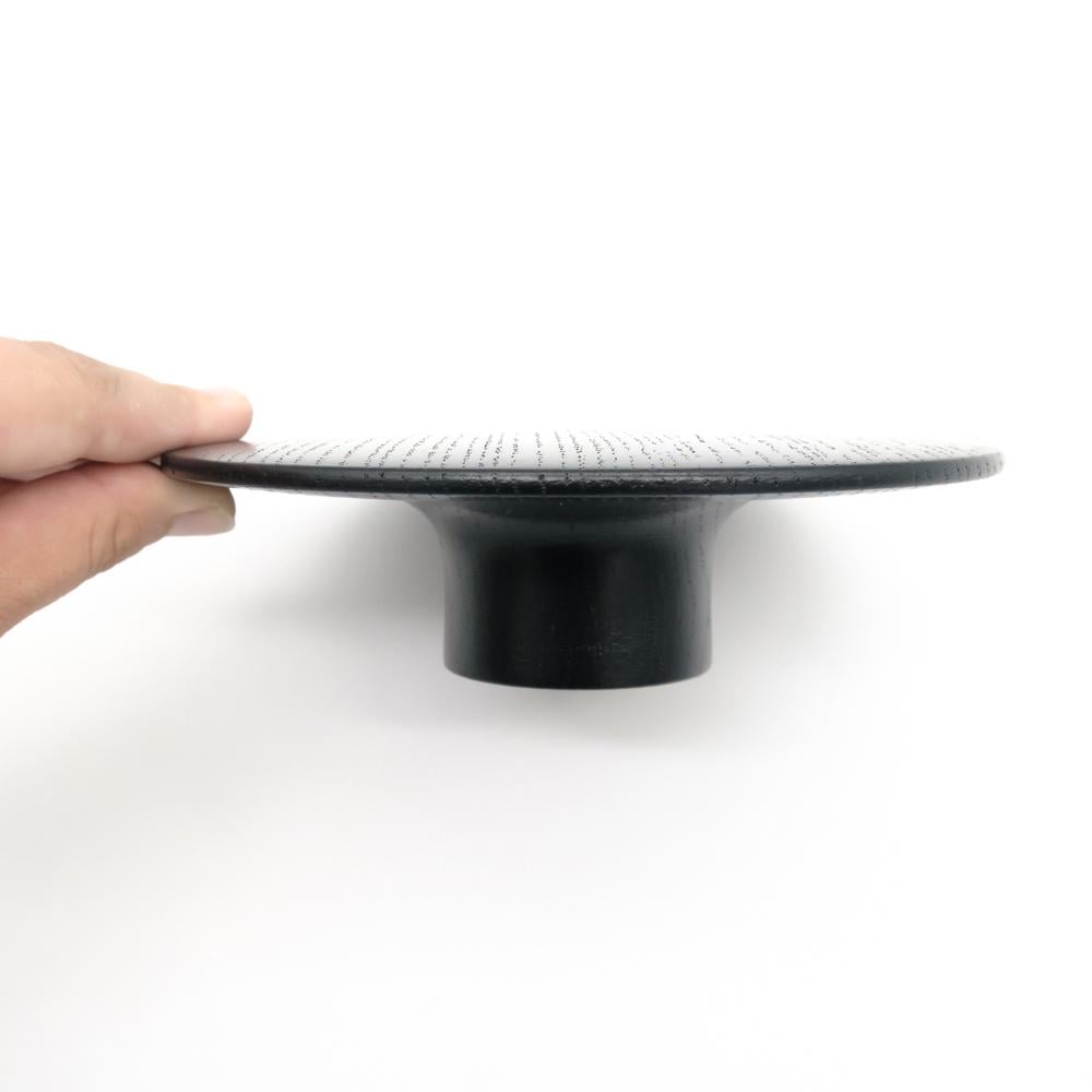 Крючок деревянный мебельный для одежды ø150 мм 1 шт. Черный (48909) - фото 3