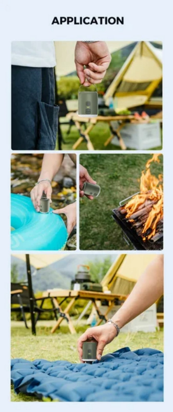 Насос для матраців/килимків Energolux Nano Pump 2.1 4в1 на магніті з ліхтарем 180 л/хв. 1600 мАг - фото 8 Насос для матраців/килимків Energolux Nano Pump 2.1 4в1 на магніті з ліхтарем 180 л/хв. 1600 мАг - фото 8