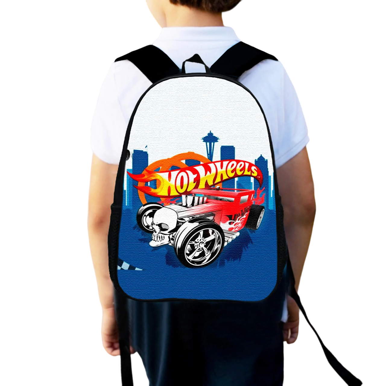 Школьный рюкзак детский для мальчика Hot Wheels городской 34х27 см (0106) Школьный рюкзак детский для мальчика Hot Wheels городской 34х27 см (0106)