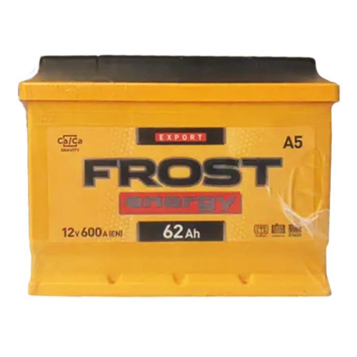 Акумулятор автомобільний FROST ENERGY 6СТ-62Ah АзЕ 600А/EN 00002872 (187223) - фото 1