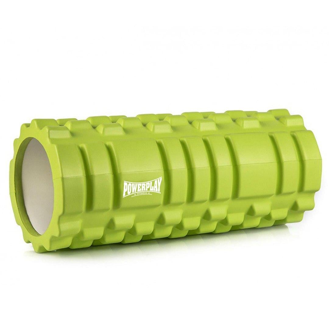 Ролик масажний PowerPlay 4025 Massage Roller 33x14 см Зелений