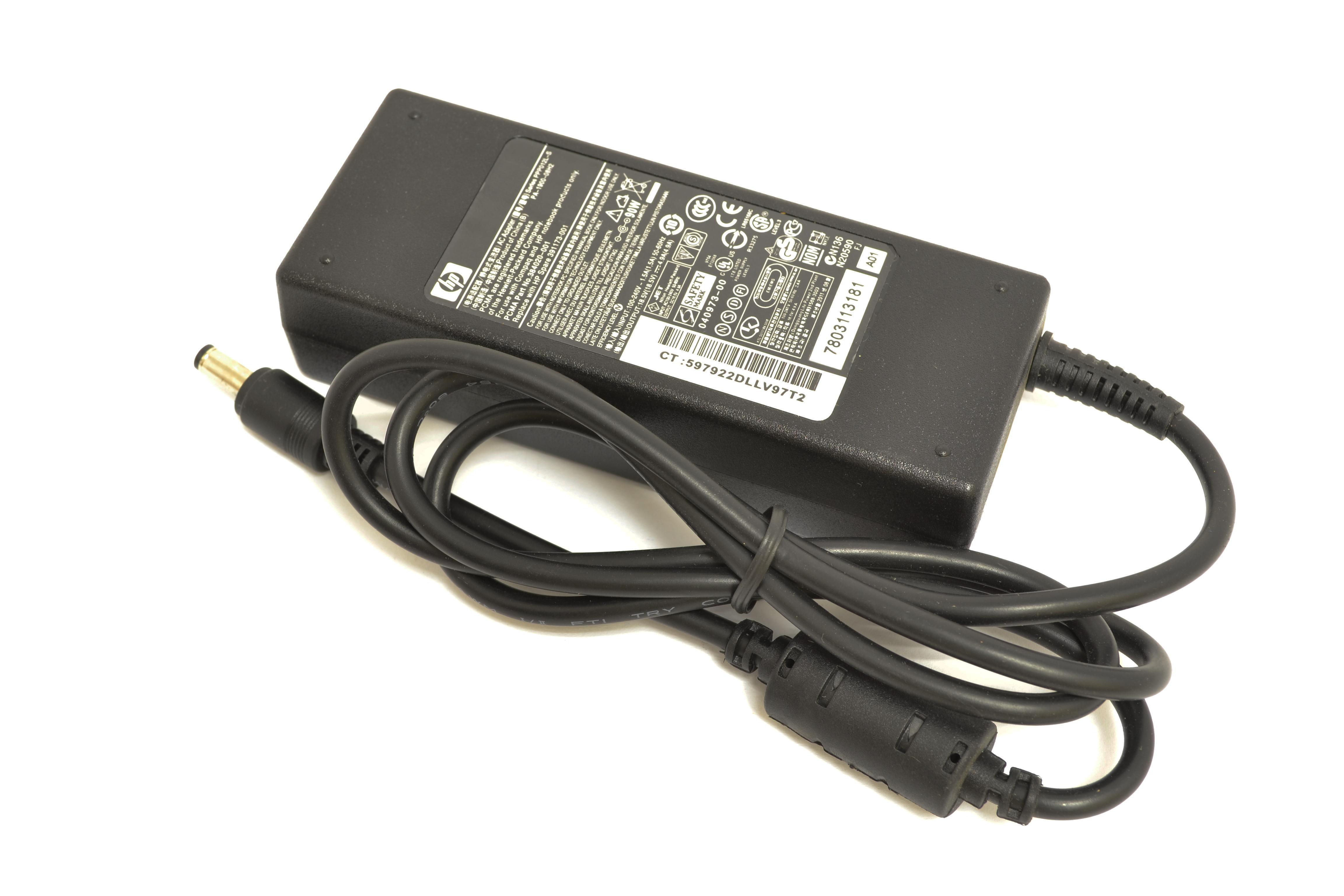 Блок питания для ноутбука HP 308745-001 90W 18,5V 4,9A 5,5x2,5 мм (002165)