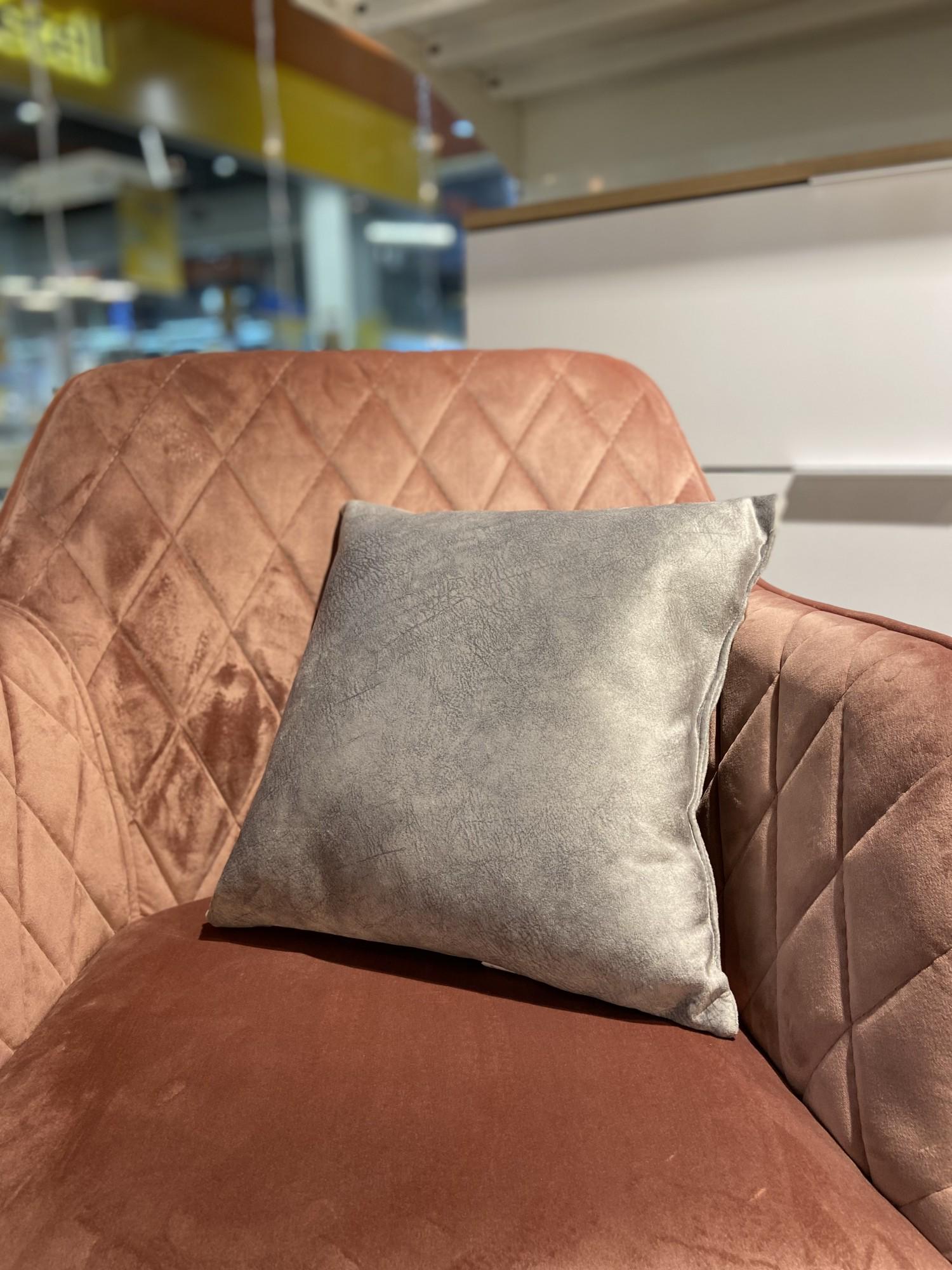 Подушка декоративная 35х35 см Серый (62712166)