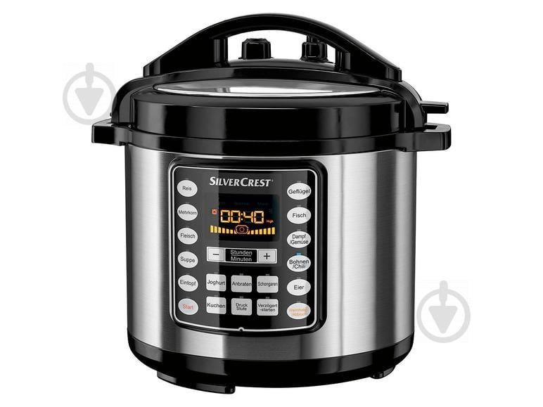 Мультиварка SilverCrest SSM 1000 W A1 Серебристый / Черный (01505)