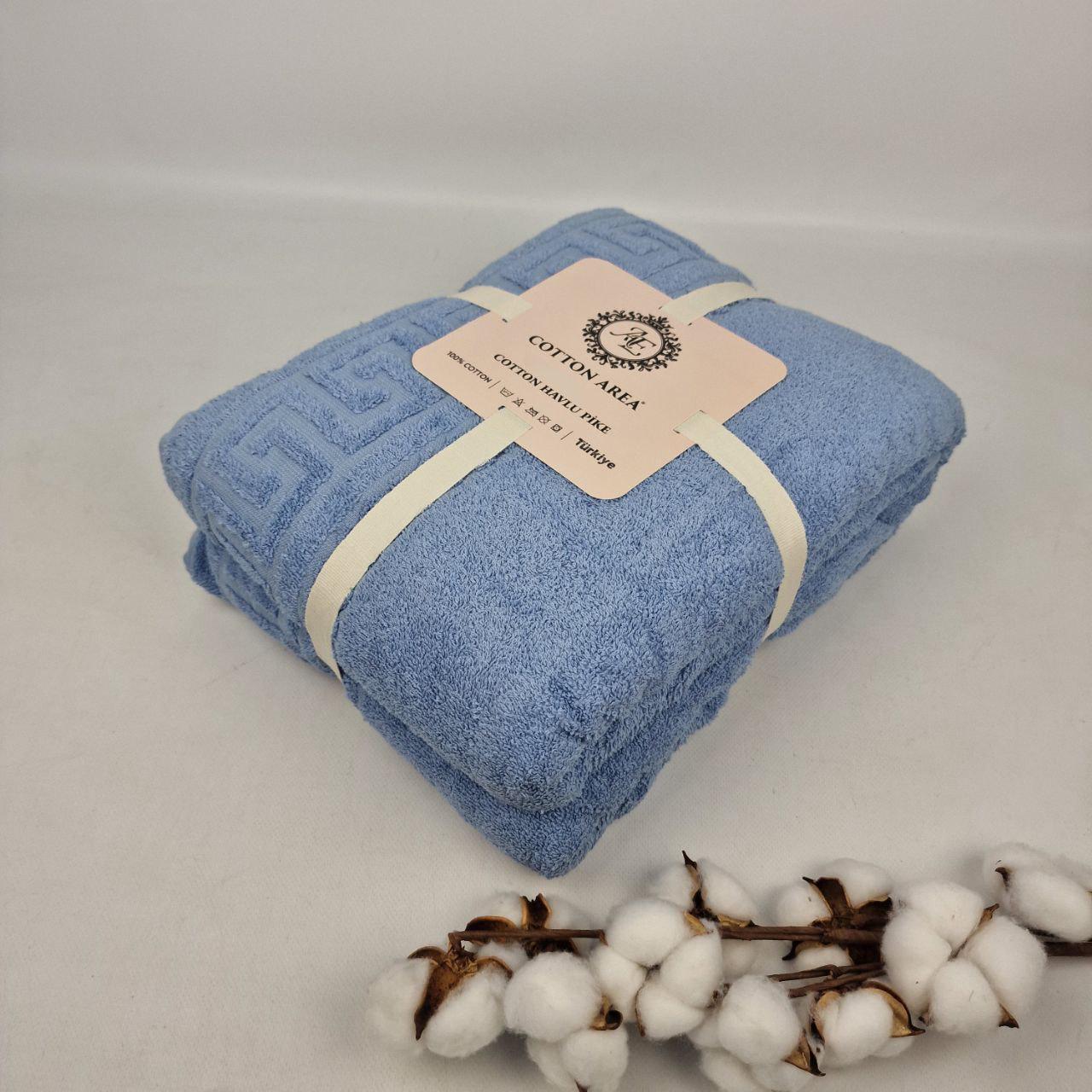 Простирадло махрове АЕ 1 200x220 см Синій (CN39401)