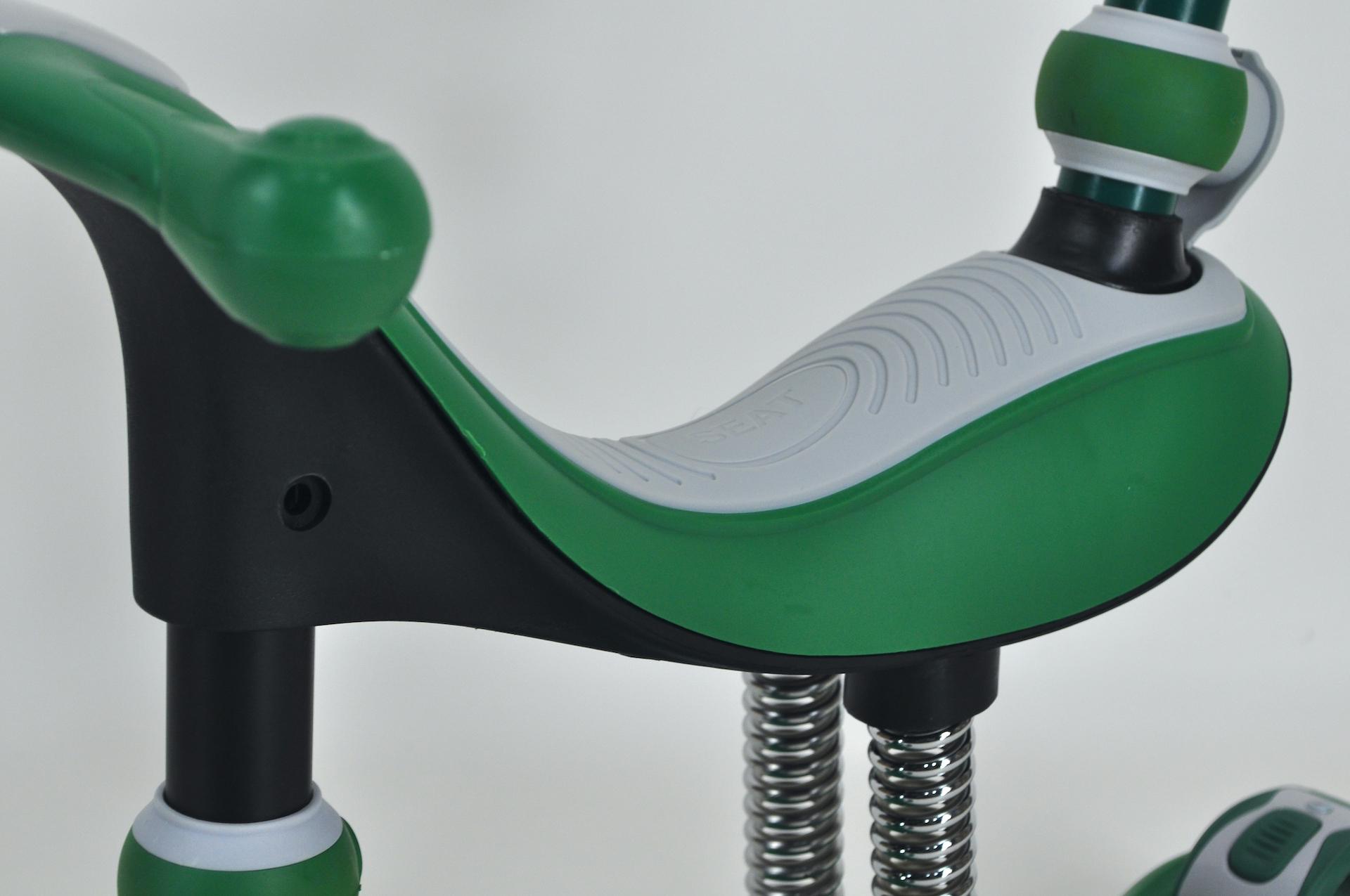 Самокат біговел Maraton Credo 3в1 дитячий триколісний з сидінням та батьківською ручкою Зелений - фото 7 Самокат біговел Maraton Credo 3в1 дитячий триколісний з сидінням та батьківською ручкою Зелений - фото 7