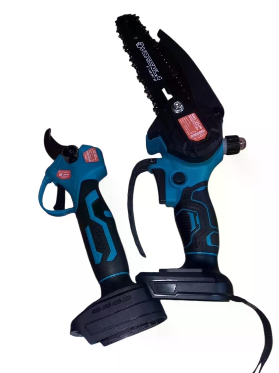 Набор аккумуляторного инструмента VORSKLA мини-пила 153/20 секатор 2/20 удлинитель VS'2000 (27707864) - фото 12