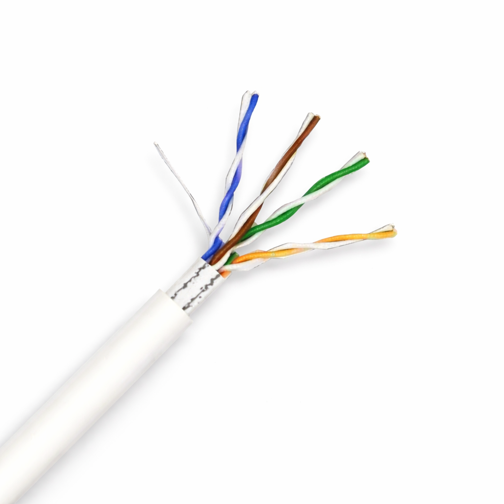 Кабель мережевий Одескабель КПВЕО-ВП 4x2x0.51 SF/UTP Cat5e 305 м внутрішній (32709356)