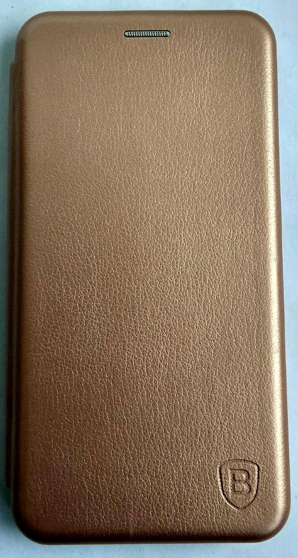 Чохол-книжка "Classy Level" для Huawei P30 Lite рожеве золото