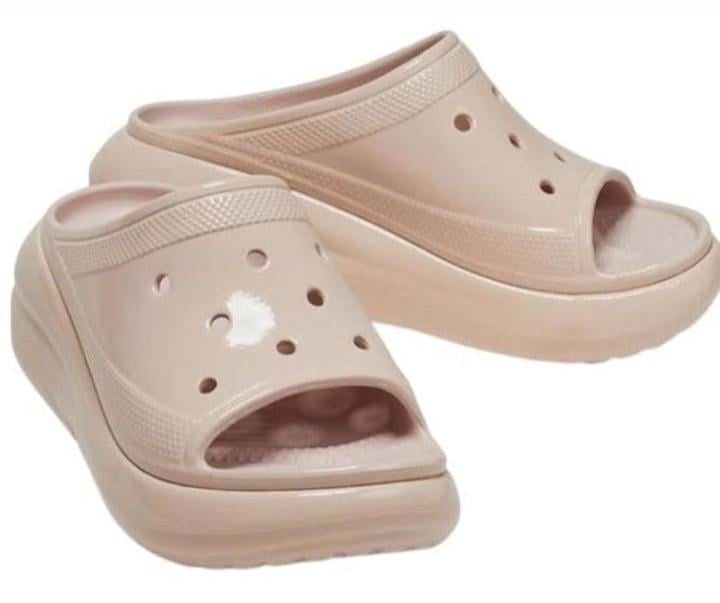 Шльопанці жіночі Crocs Crush Slide Quartz р. 38-39 Рожевий (25521)