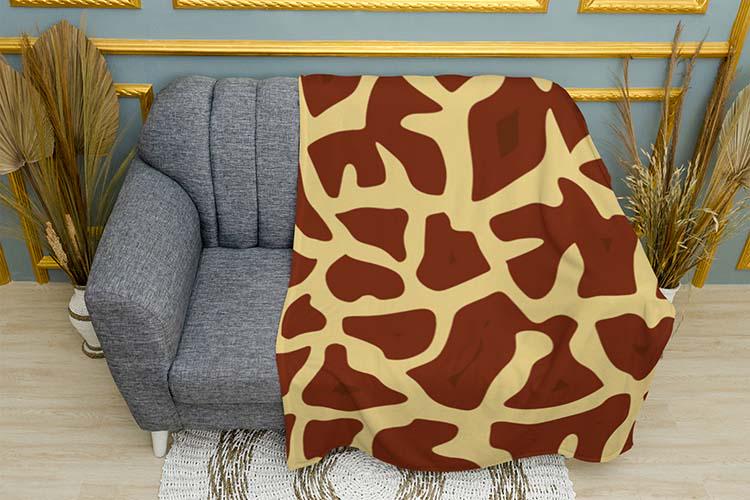 Плед Giraffe Pattern плюш двошаровий 135х150 см (113989-2)