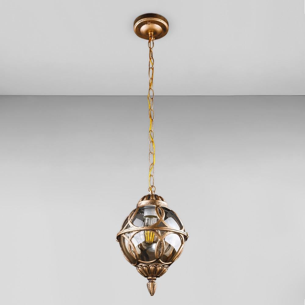 Светильник уличный подвесной Light House DL-18825/1P Бронзовый/Шампань