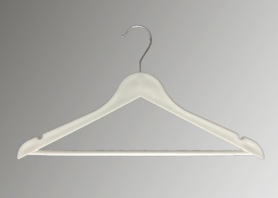 Вішалка пластмасова 44 см Білий (160) Вішалка пластмасова 44 см Білий (160)
