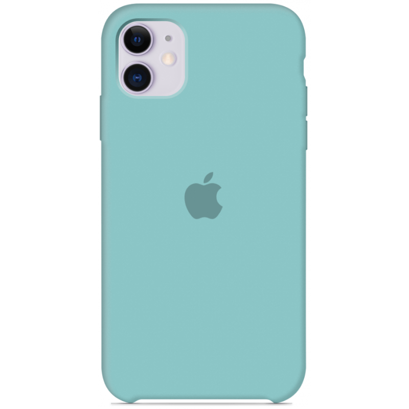 Чехол GoVern Silicone Case Full для Apple iPhone 11 Sea Blue