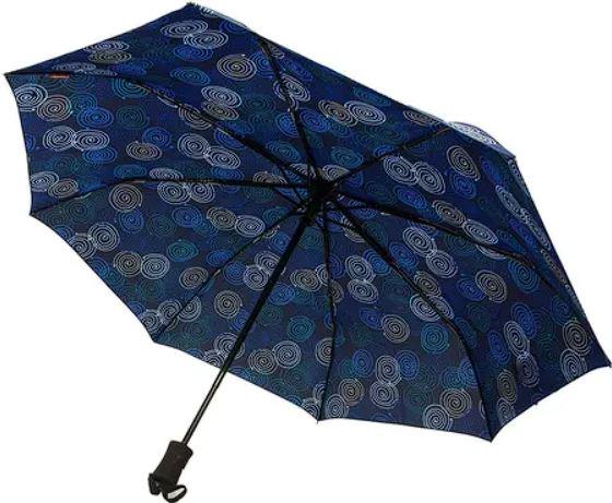 Зонтик складной полуавтомат Springs 8 спиц купол 110 см Blue (30244) - фото 3 Зонтик складной полуавтомат Springs 8 спиц купол 110 см Blue (30244) - фото 3