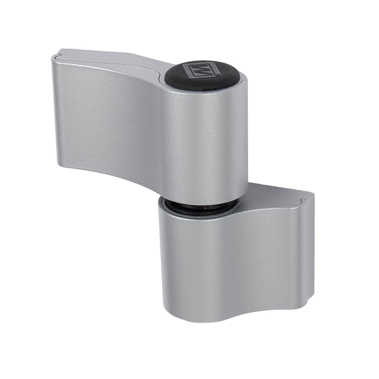 Петля для алюмінієвих дверей WALA MX JOCKER Alu 67 мм Срібний (WALA MX 67 SL)