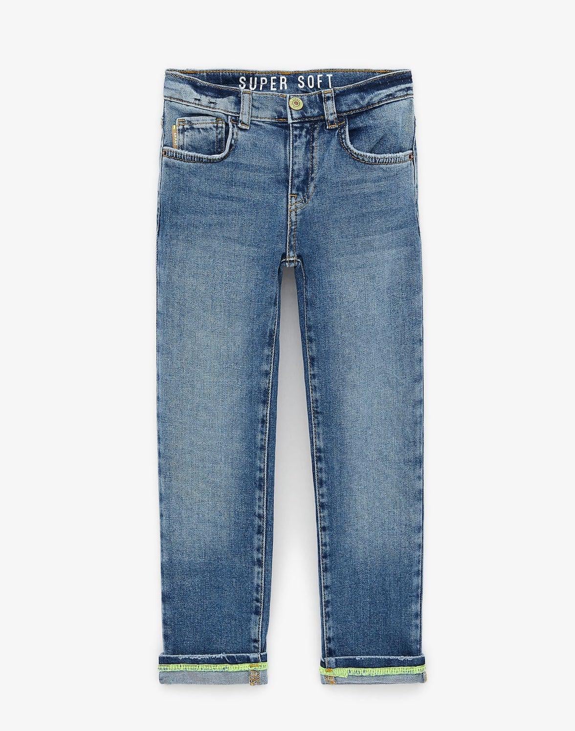 Джинсы Zara для мальчика 128 размер Синий (6840751427)