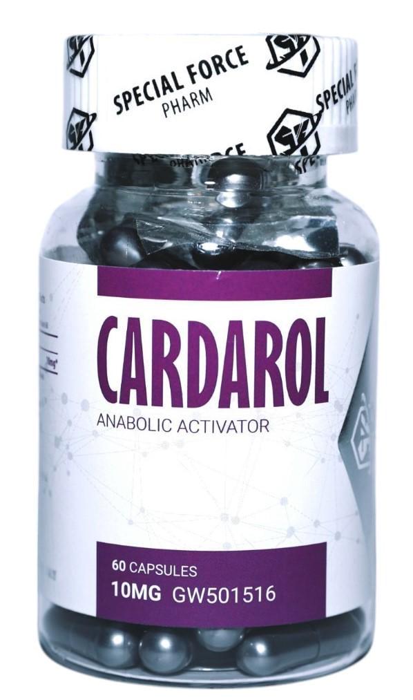 Жиросжигатель Кардарин САРМ SARMs Special Force Cardarol GW501516 10 мг 60 капсул