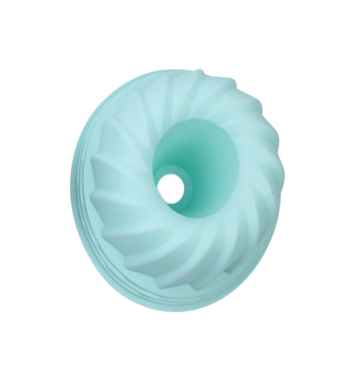 Форма для кекса силиконовая с отверстием посередине 22,5x10см Голубой (2359696591)