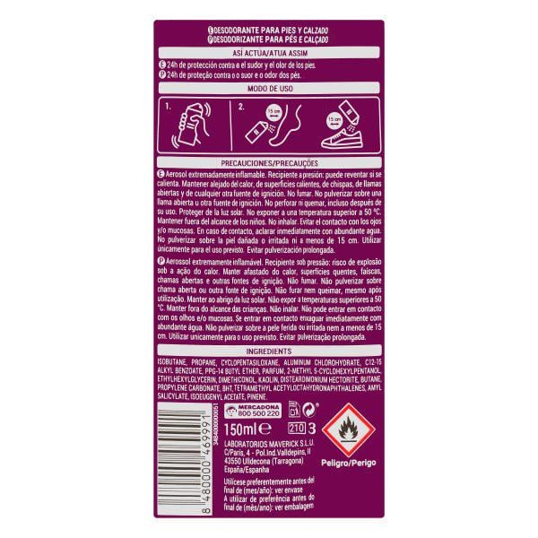 Дезодорант-спрей для ног Deliplus Fresh&Dry 150 мл (26993255) - фото 5 Дезодорант-спрей для ног Deliplus Fresh&Dry 150 мл (26993255) - фото 5