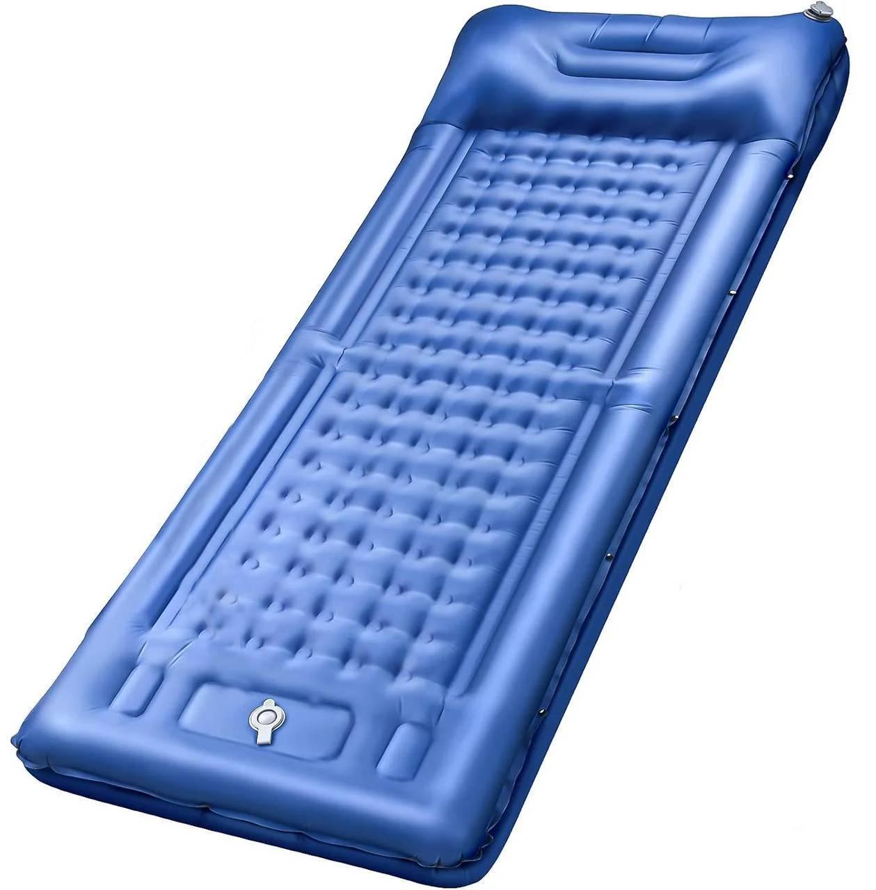 Надувний матрац з вбудованим насосом для подушки