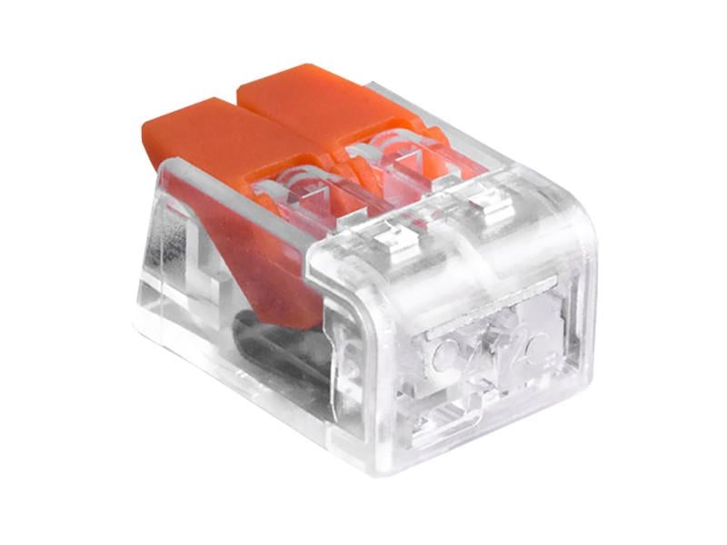 Клемма 221-102 2 контакта 0,14-4,00 мм² 32А 450В