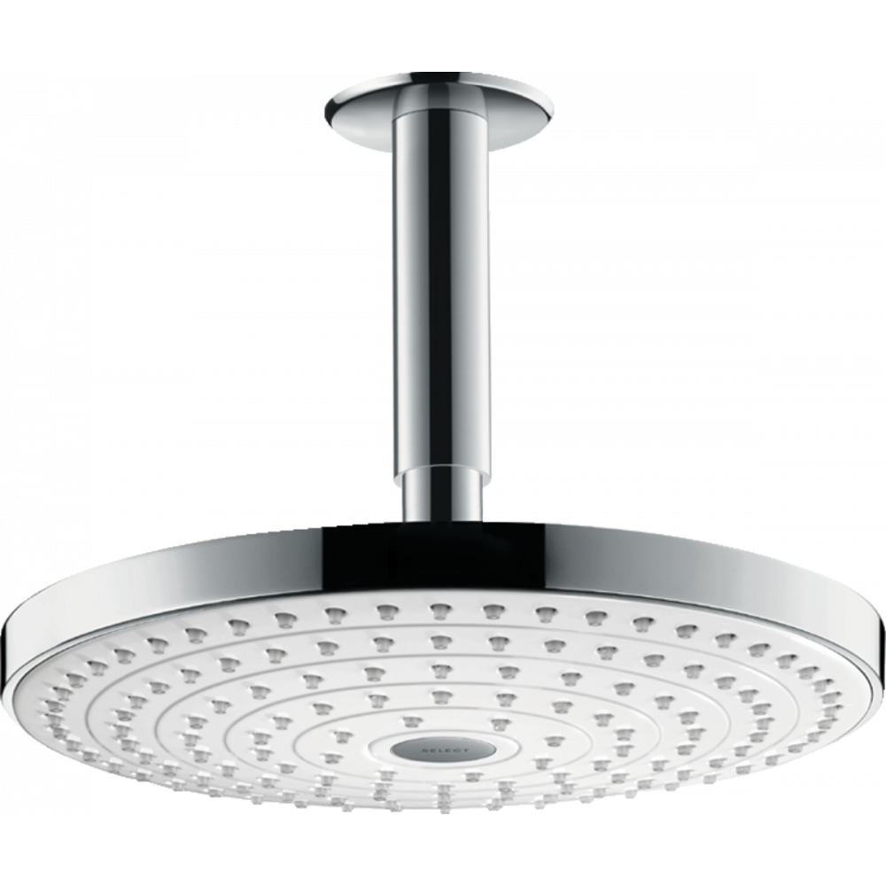 Душ верхний с кронштейном Hansgrohe Raindance Select 26467400 243 мм Белый (142796)