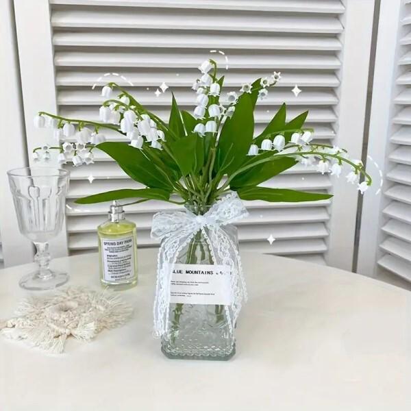 Декоративный ландыш G00101 9 стеблей - фото 10 Декоративный ландыш G00101 9 стеблей - фото 10