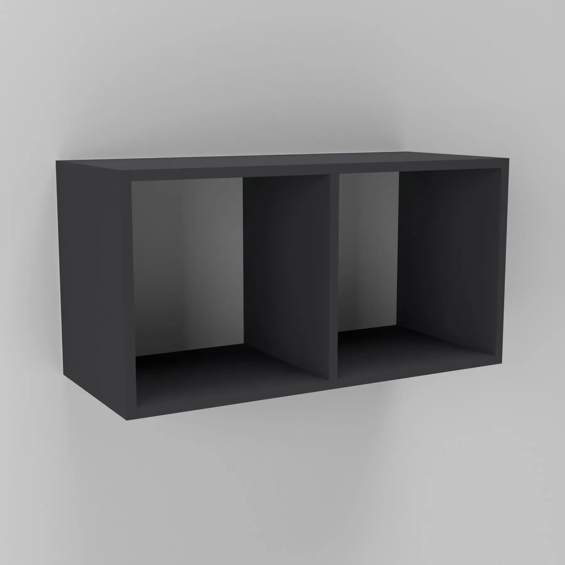 Полиця навісна Kontinent К-15 70х30х36 см Антрацит (62334207) - фото 2 Полиця навісна Kontinent К-15 70х30х36 см Антрацит (62334207) - фото 2