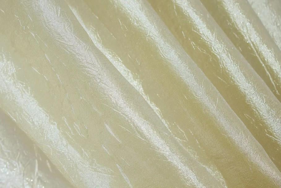 Занавеска на кухню с ламбрекеном 260х150 см Светло-золотистый/Пудровый (073к) - фото 4