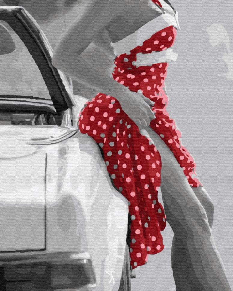 Картина по номерам Brushme Платье в горошек (GX32344) Картина по номерам Brushme Платье в горошек (GX32344)