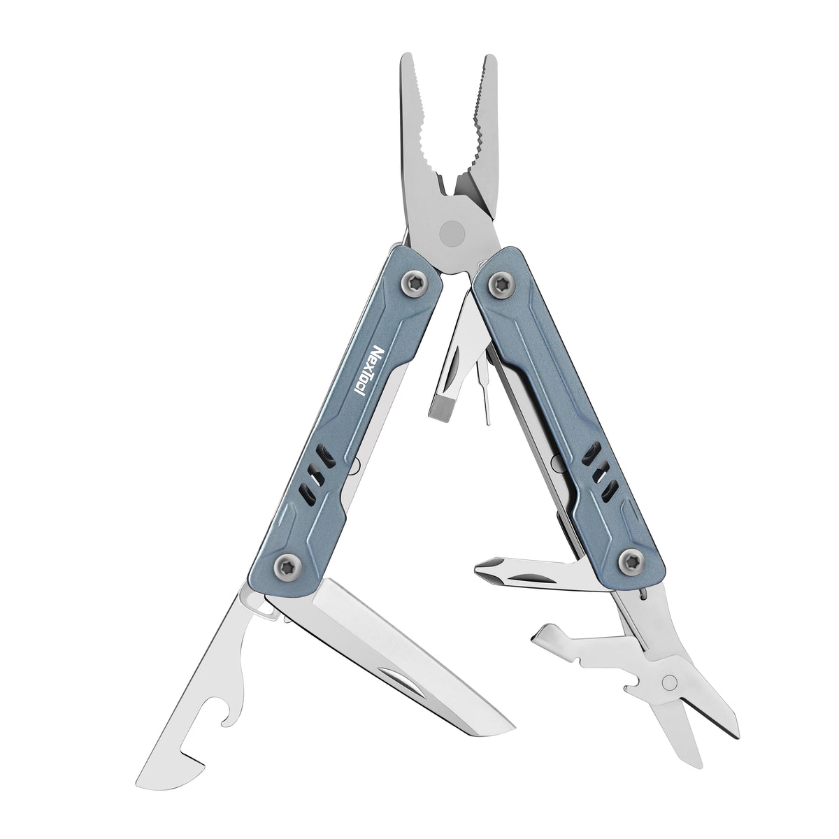 Мультитул Xiaomi NexTool Mini Sailor S11 NE20156F брелок с плоскогубцами на 11 функций Blue (001089)