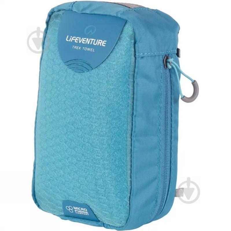 Рушник Lifeventure Micro Fibre Comfort L 110 x 65 см Блакитний 63337 - фото 2