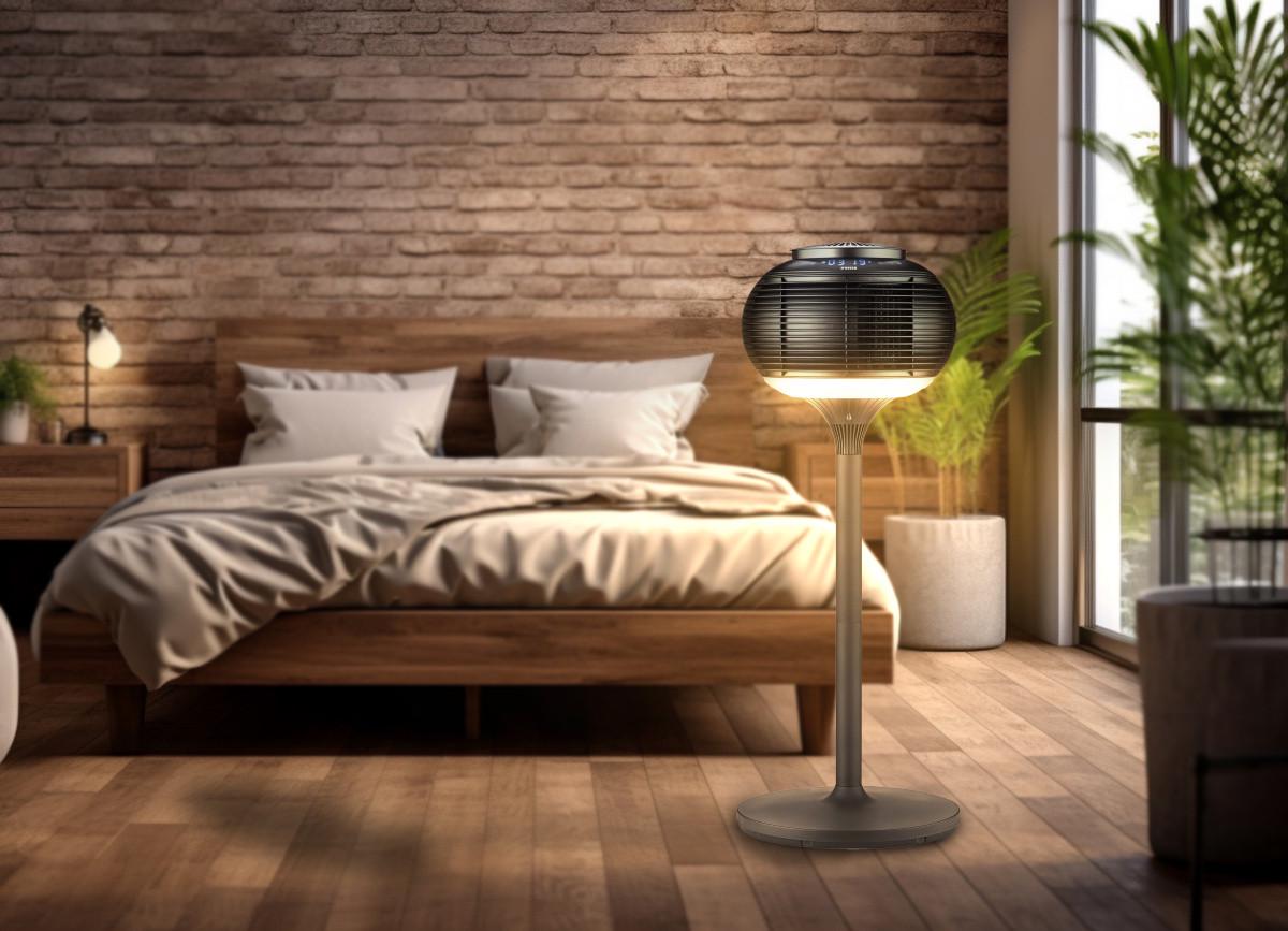 Вентилятор-торшер с функцией обогрева 3в1 Noveen с пультом и таймером F780 220 - 240 В 50 Гц 1200 Вт Черный (2581370757) - фото 10 Вентилятор-торшер с функцией обогрева 3в1 Noveen с пультом и таймером F780 220 - 240 В 50 Гц 1200 Вт Черный (2581370757) - фото 10