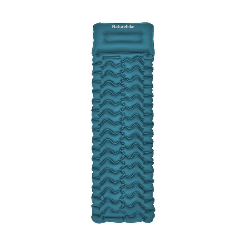 Матрас туристический надувной одноместный Naturehike CNK2550WS019 200x60x6,5 см Blue (6977465869647)