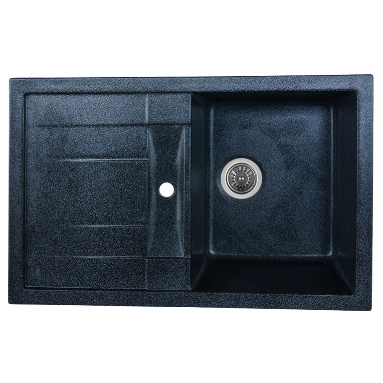 Мойка кухонная Platinum Pretso 7850S Черный (353310)