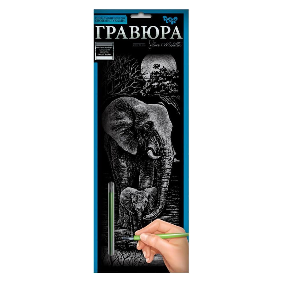 Набор для творчества Гравюра Danko Toys Слоны (GR-B2-02-06s) Набор для творчества Гравюра Danko Toys Слоны (GR-B2-02-06s)