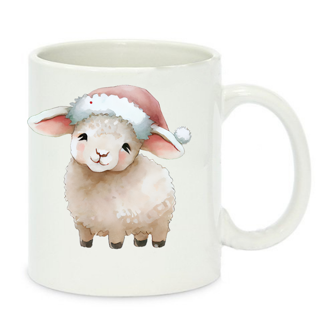 Чашка с принтом Happy New Year 330 мл Белый (001256)