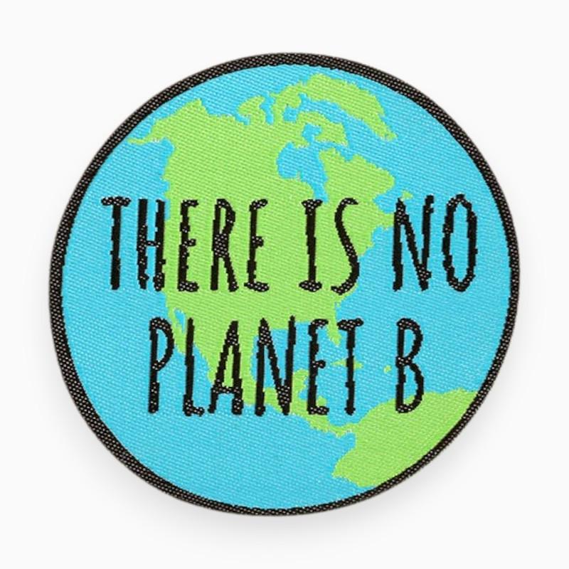 Термоаплікація There is no planet B тканинна 6,5х6,5 см 1 шт. Різнокольоровий (АК6565к64)