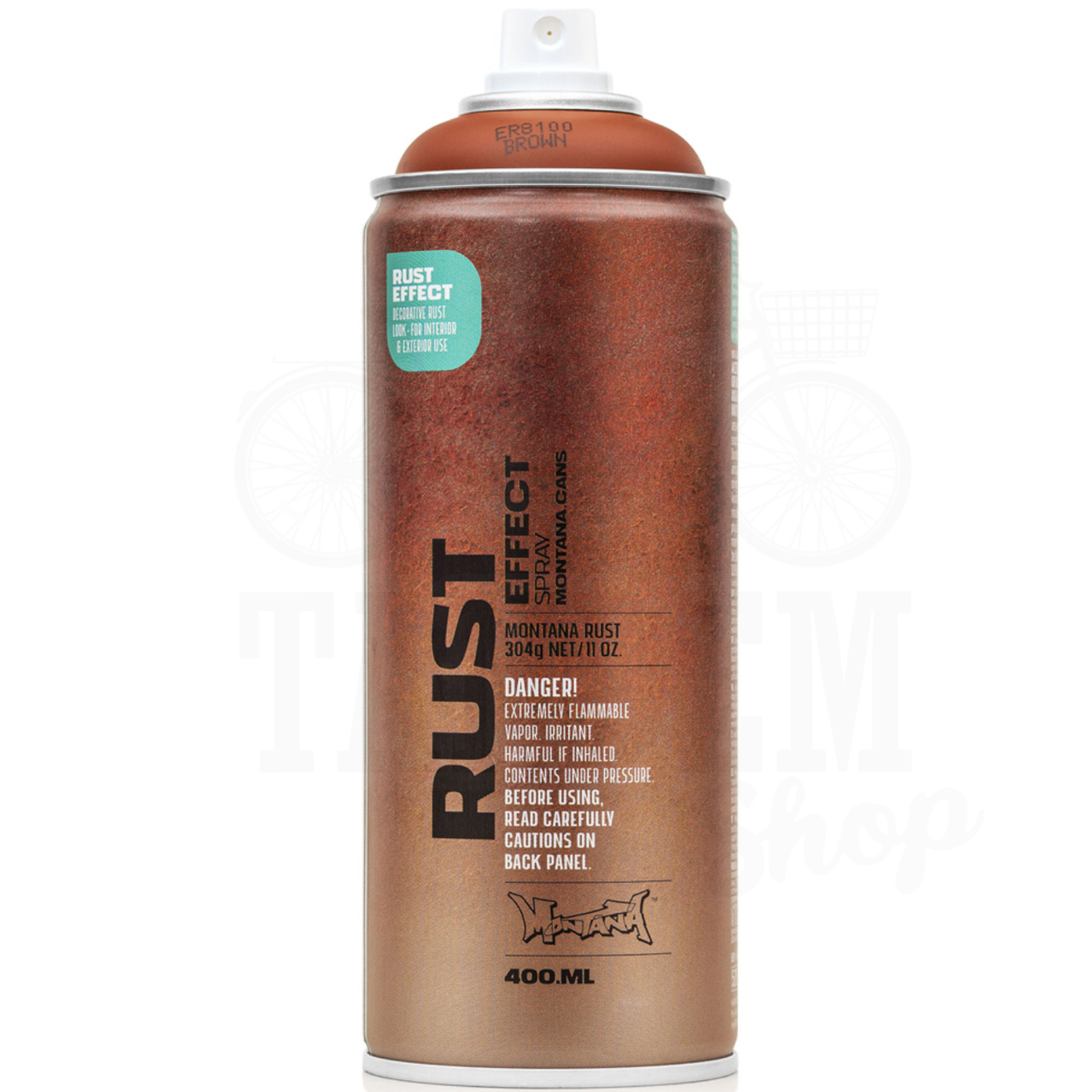 Аэрозольная краска эмаль c эффектом ржавчины Montana Rust 400 мл ER8100 Brown