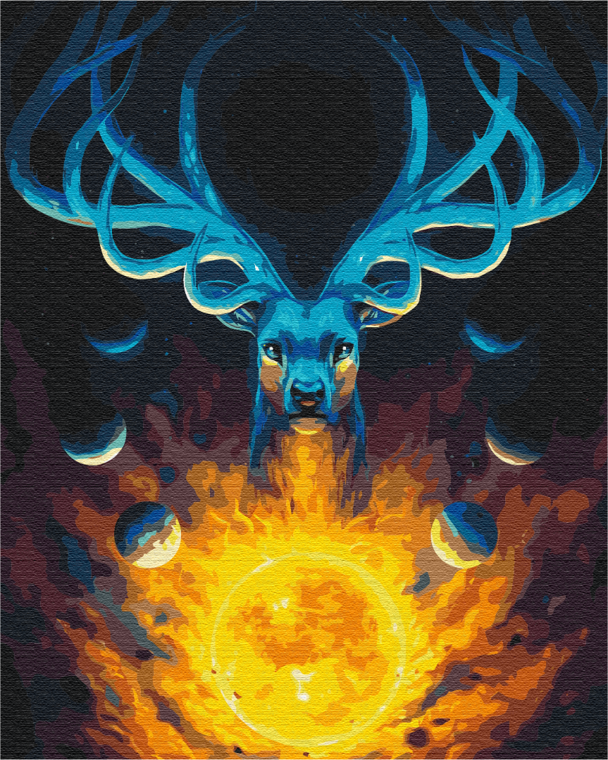 Картина по номерам Brushme BS30907 Владелец цикла 40х50 см (1470641955)