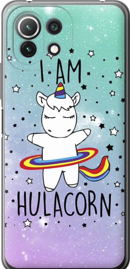 Чехол на Xiaomi Mi 11 Lite I'm hulacorn (3976t-2281-42517)