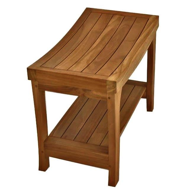 Табурет для ванной из дерева Сертена Охра (ТВН-010204)