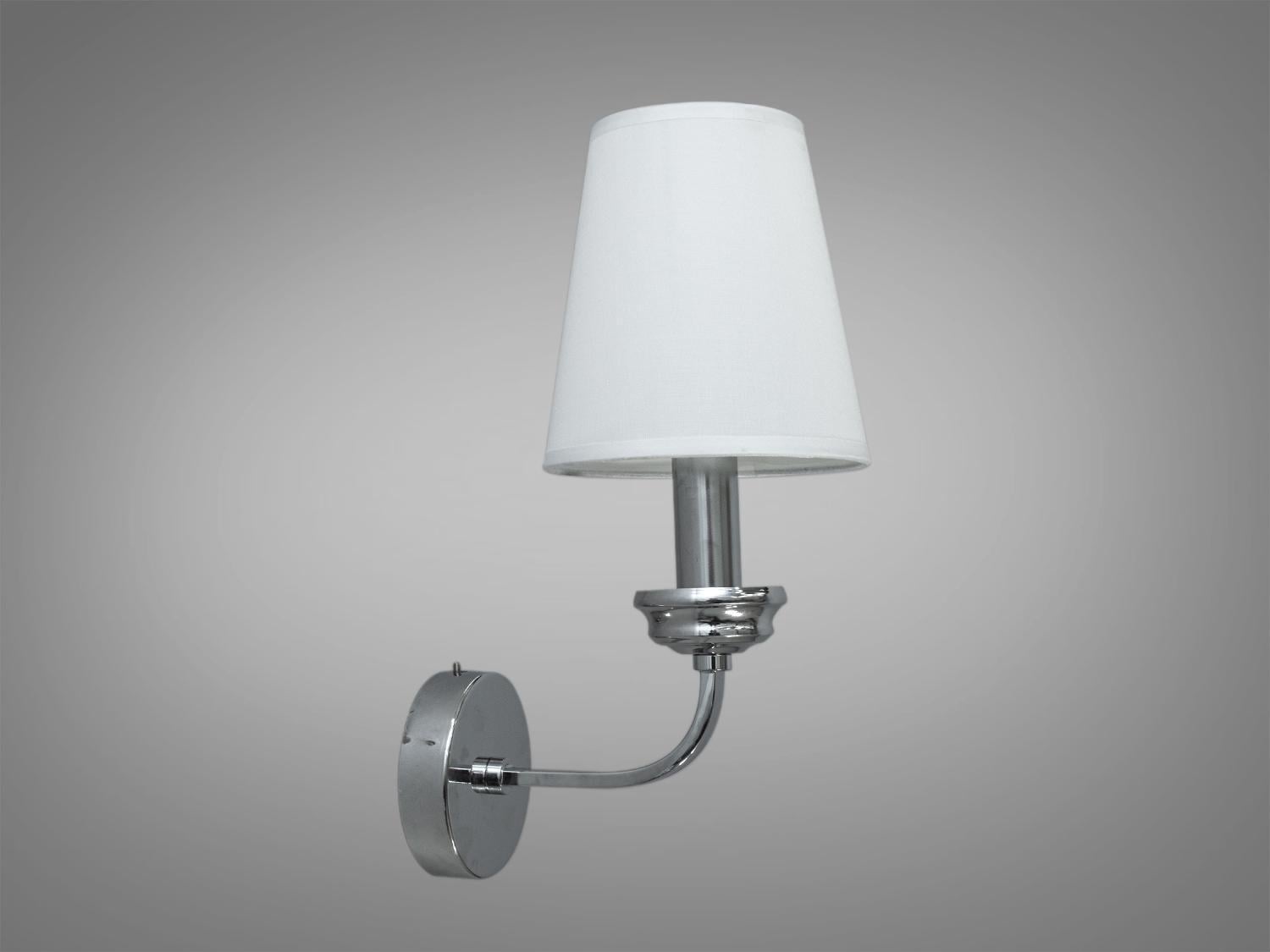 Бра классическая с абажуром из ткани Хром (1012/1HR)