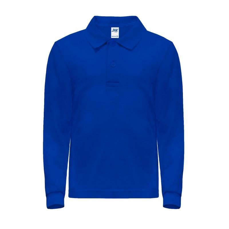 Детская футболка JHK KID POLO LS 3/4 Синий (RB) Детская футболка JHK KID POLO LS 3/4 Синий (RB)