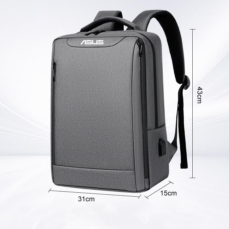 Рюкзак міський для ноутбука Asus 2106-1 15,6" з USB Сірий (IBN045S3) - фото 7