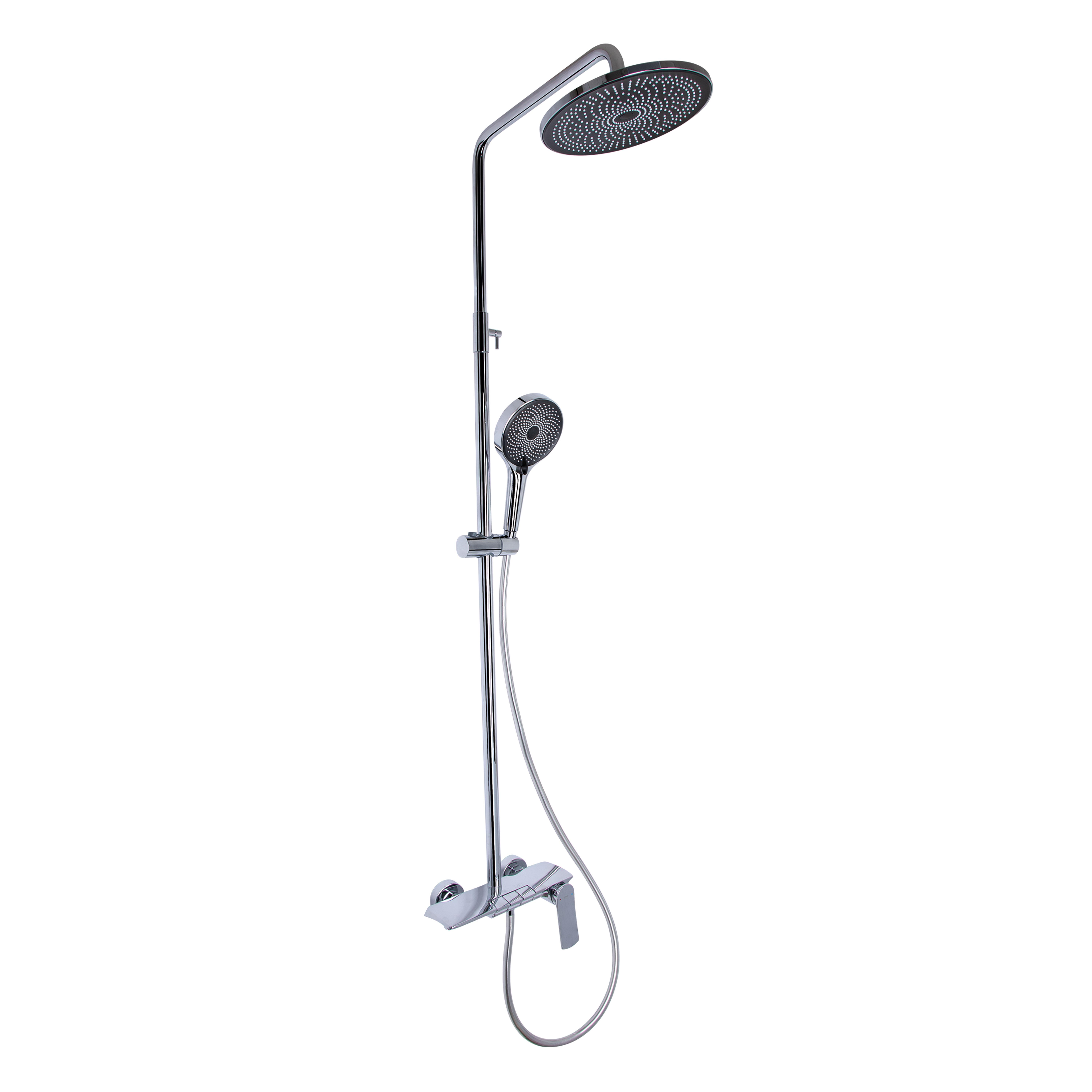 Душова система із змішувачем Q-tap Slavonice QTSLA111CRM45904 Хром (233744)