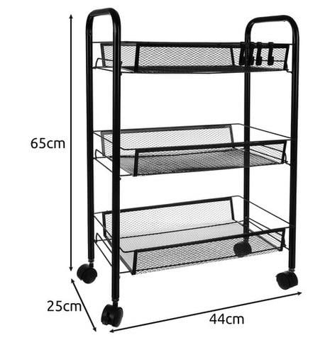 Стеллаж-органайзер многоуровневый с крючками для кухни/ванной комнаты - фото 2 Стеллаж-органайзер многоуровневый с крючками для кухни/ванной комнаты - фото 2
