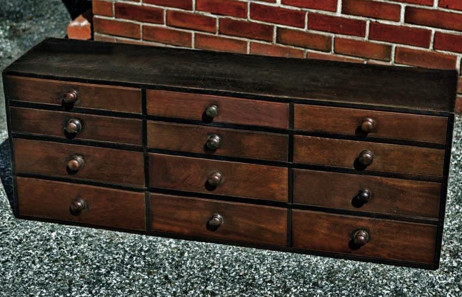 Мини-комод из дерева Маранг Капучино (МНК-007609)